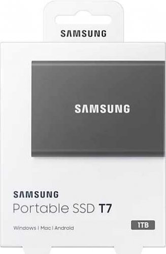 Накопитель SSD Samsung USB-C 1Tb MU-PC1T0T/WW T7 1.8" черный фото 12