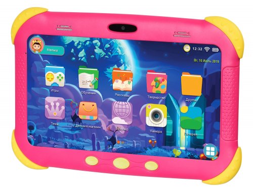 Планшет Digma CITI Kids MT8321 (1.3) 4C RAM2Gb ROM32Gb 7" IPS 1024x600 3G Android 9.0 розовый 2Mpix  фото 9