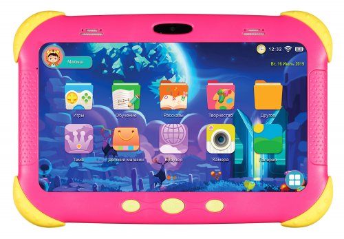 Планшет Digma CITI Kids MT8321 (1.3) 4C RAM2Gb ROM32Gb 7" IPS 1024x600 3G Android 9.0 розовый 2Mpix  фото 10