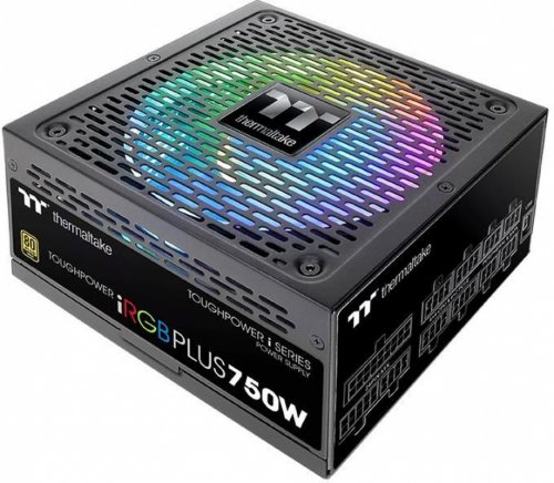 Блок питания Thermaltake ATX 750W Toughpower iRGB Plus 80+ gold (24+4+4pin) APFC 140mm fan color LED фото 5