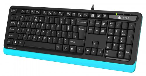 Клавиатура A4Tech Fstyler FKS10 черный/синий USB фото 5