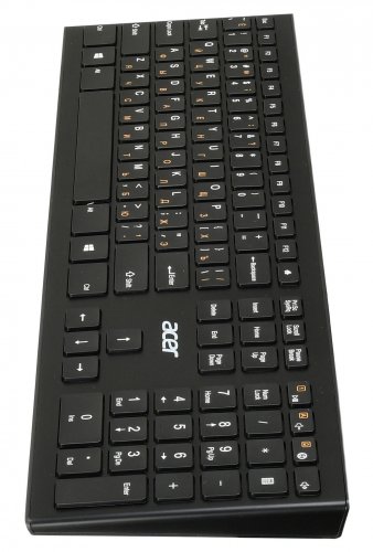 Клавиатура Acer OKR010 черный USB беспроводная slim Multimedia фото 7