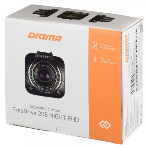 Видеорегистратор Digma FreeDrive 206 Night FHD черный 2Mpix 1080x1920 1080p 170гр. GP5168 фото 21