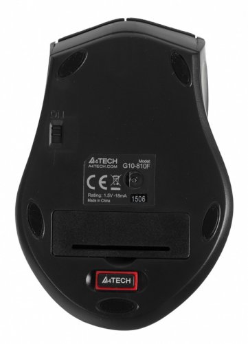 Мышь A4Tech V-Track G10-810F черный оптическая (2000dpi) беспроводная USB (7but) фото 2