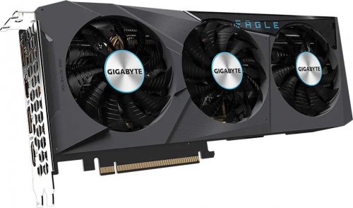 Видеокарта Gigabyte PCI-E 4.0 GV-N3070EAGLE OC-8GD 2.0 LHR NVIDIA GeForce RTX 3070 8192Mb 256 GDDR6  фото 2