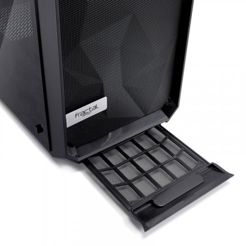 Корпус Fractal Design Meshify C Blackout TG черный без БП ATX 5x120mm 4x140mm 2xUSB3.0 audio bott PS фото 7