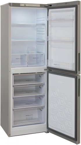 Холодильник Бирюса Б-M6031 серебристый металлик (двухкамерный) фото 2