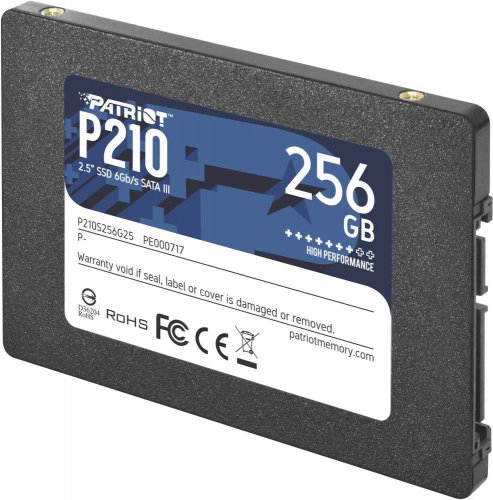 Накопитель SSD Patriot SATA III 256Gb P210S256G25 P210 2.5" фото 2