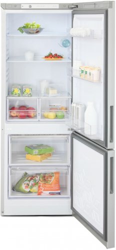 Холодильник Бирюса Б-M6034 серебристый металлик (двухкамерный) фото 3