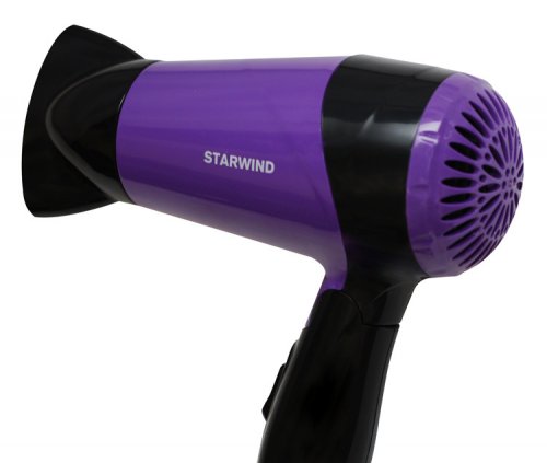 Фен Starwind SHP6102 1600Вт черный/фиолетовый фото 3