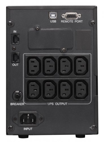 Источник бесперебойного питания Powercom Smart King Pro+ SPT-3000-II LCD 2400Вт 3000ВА черный фото 2