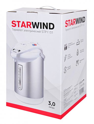 Термопот Starwind STP1131 3л. 750Вт белый фото 6
