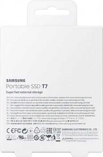 Накопитель SSD Samsung USB-C 1Tb MU-PC1T0R/WW T7 1.8" красный фото 5