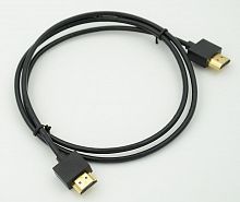 Кабель HDMI (m)/HDMI (m) 1м. Позолоченные контакты черный