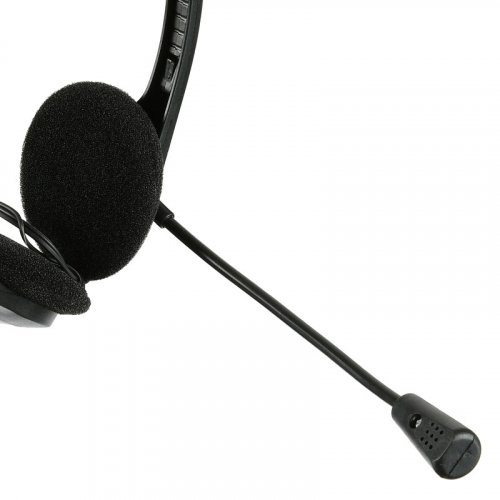 Наушники с микрофоном Оклик HS-M143VB черный 1.8м накладные оголовье (JD900) фото 9