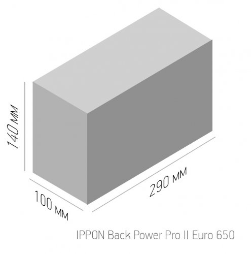 Источник бесперебойного питания Ippon Back Power Pro II Euro 650 360Вт 650ВА черный фото 5