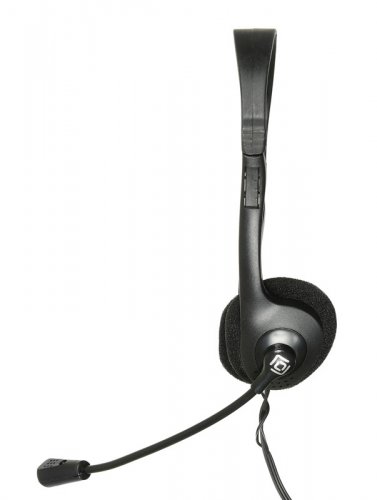 Наушники с микрофоном Оклик HS-M143VB черный 1.8м накладные оголовье (JD900) фото 6