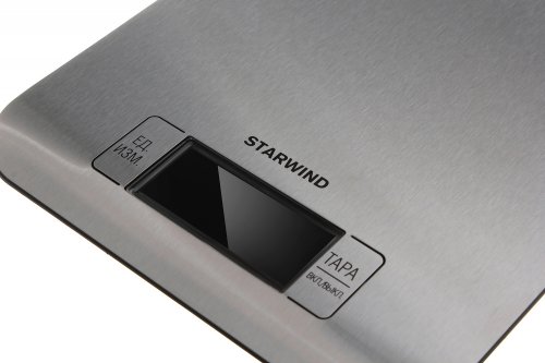 Весы кухонные электронные Starwind SSK6673 макс.вес:5кг серебристый фото 4