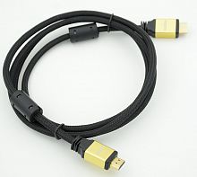 Кабель HDMI (m)/HDMI (m) 1.8м. феррит.кольца Позолоченные контакты