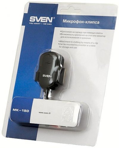 Микрофон проводной Sven MK-150 1.8м черный фото 4