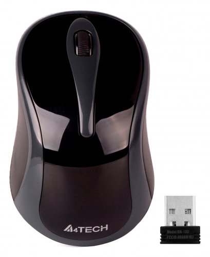 Мышь A4Tech V-Track G3-280A серый/черный оптическая (1200dpi) беспроводная USB (3but) фото 6