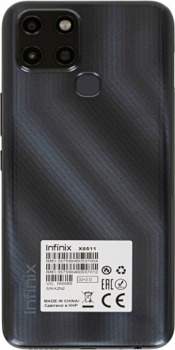 Смартфон Infinix SMART 6  2+32 GB Polar Black фото 5