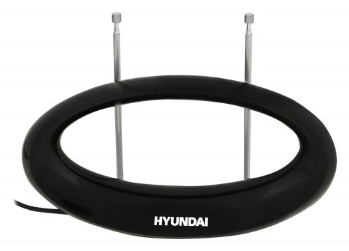Антенна телевизионная Hyundai H-TAI260 30дБ активная черный фото 5