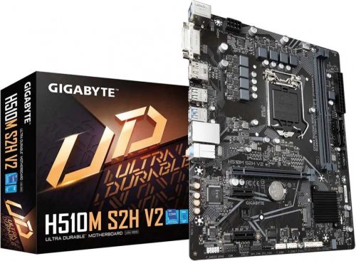 Материнская плата Gigabyte H510M S2H V2 Soc-1200 Intel H510 2xDDR4 mATX AC`97 8ch(7.1) GbLAN+DVI+HDM фото 4