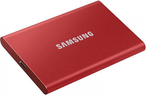 Накопитель SSD Samsung USB-C 2Tb MU-PC2T0R/WW T7 1.8" красный фото 9