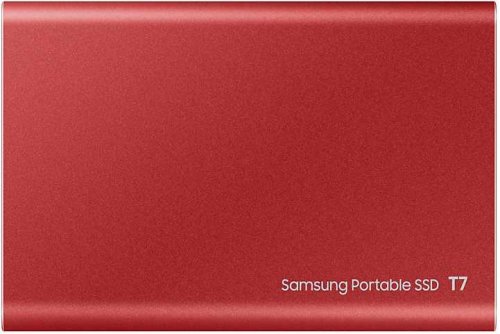 Накопитель SSD Samsung USB-C 1Tb MU-PC1T0R/WW T7 1.8" красный фото 8