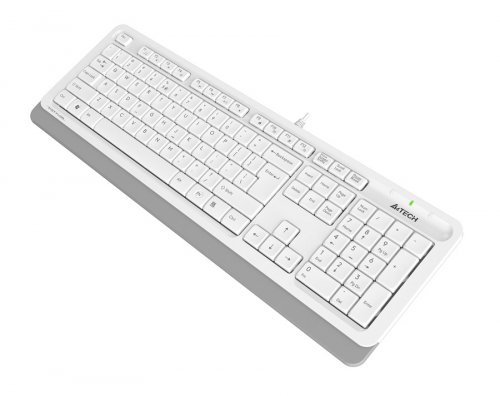 Клавиатура A4Tech Fstyler FK10 белый/серый USB фото 3