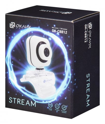 Камера Web Оклик OK-C8812 белый 0.3Mpix (640x480) USB2.0 с микрофоном фото 10