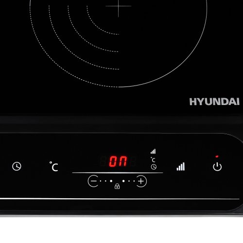 Плита Индукционная Hyundai HYC-0107 черный стеклокерамика (настольная) фото 3