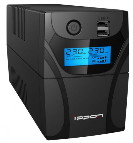 Источник бесперебойного питания Ippon Back Power Pro II Euro 650 360Вт 650ВА черный фото 3