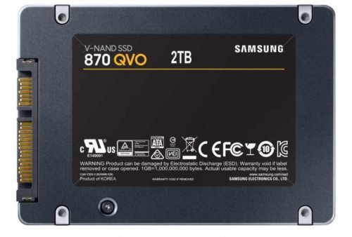 Накопитель SSD Samsung SATA III 2Tb MZ-77Q2T0BW 870 QVO 2.5" фото 2
