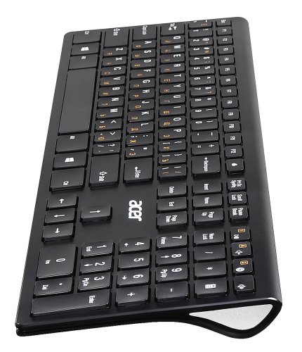 Клавиатура Acer OKR020 черный USB беспроводная slim Multimedia фото 8