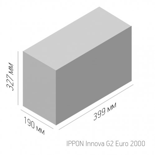 Источник бесперебойного питания Ippon Innova G2 Euro 2000 1800Вт 2000ВА черный фото 5