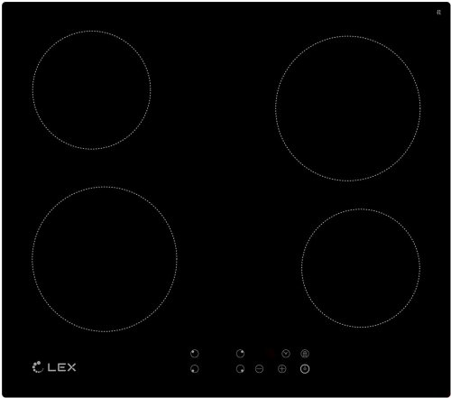 Варочная поверхность Lex EVH 640-0 BL черный фото 5
