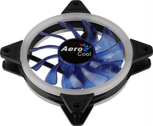 Вентилятор Aerocool Rev Blue 120x120mm 3-pin 15dB 153gr LED Ret фото 6