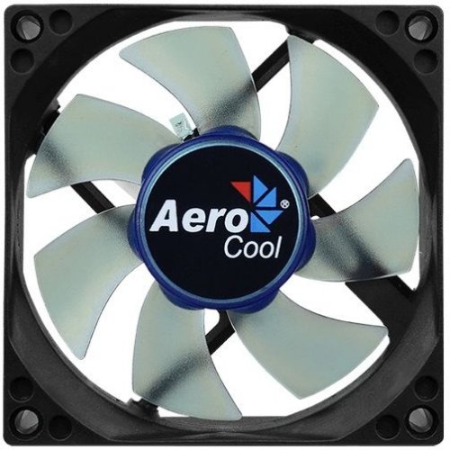 Вентилятор Aerocool Motion 8 Blue-3P 80x80mm 3-pin 25dB 90gr LED Ret фото 3