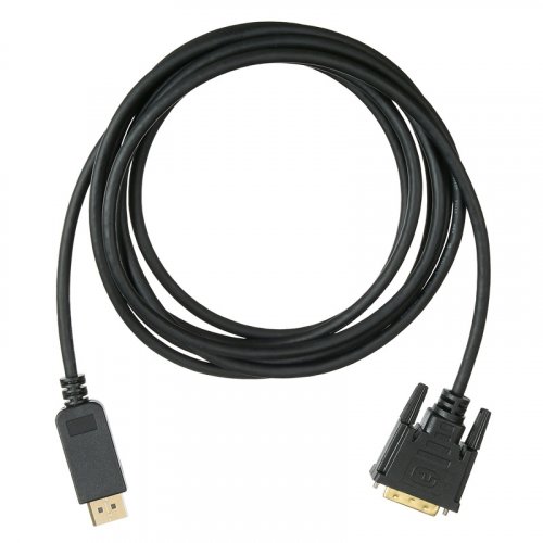 Кабель аудио-видео Buro 1.1v DisplayPort (m)/DVI-D (Dual Link) (m) 3м. Позолоченные контакты черный  фото 2