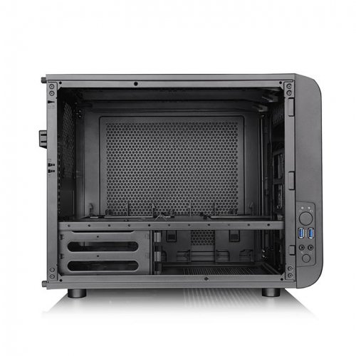 Корпус Thermaltake Core V21 черный без БП mATX 11x120mm 7x140mm 1x200mm 2xUSB3.0 audio bott PSU фото 2