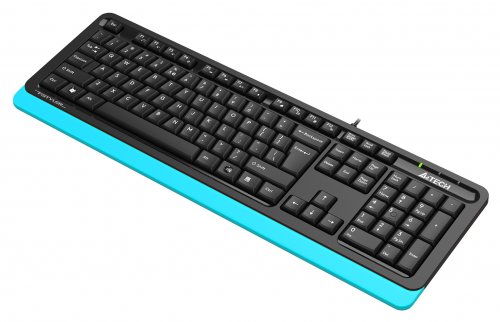 Клавиатура A4Tech Fstyler FKS10 черный/синий USB фото 7
