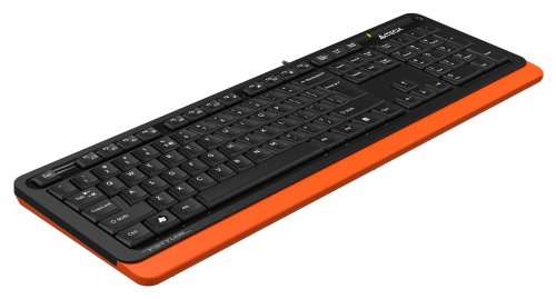 Клавиатура A4Tech Fstyler FKS10 черный/оранжевый USB фото 8
