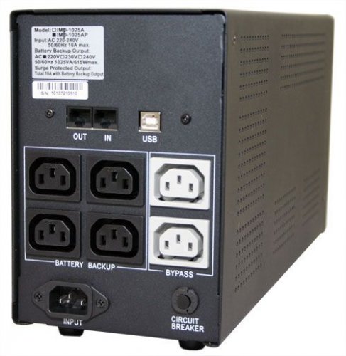 Источник бесперебойного питания Powercom Imperial IMP-2000AP 1200Вт 2000ВА черный фото 3