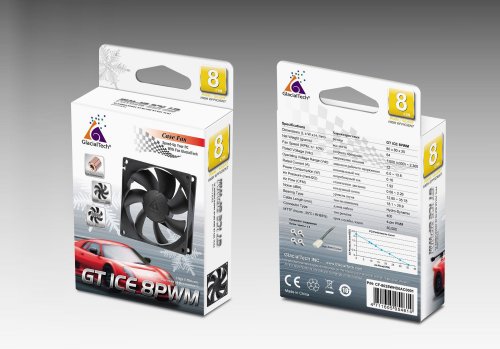 Вентилятор Glacialtech GT ICE 8PWM 80x80x25mm 4-pin 18-30dB 64gr Ret фото 7