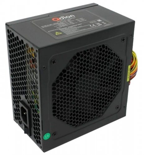Блок питания Qdion ATX 600W Q-DION QD600-PNR 80+ (24+4+4pin) APFC 120mm fan 5xSATA фото 2