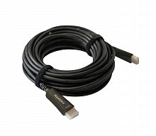 Кабель аудио-видео Digma HDMI 2.0 AOC HDMI (m)/HDMI (m) 30м. Позолоченные контакты черный (BHP AOC 2