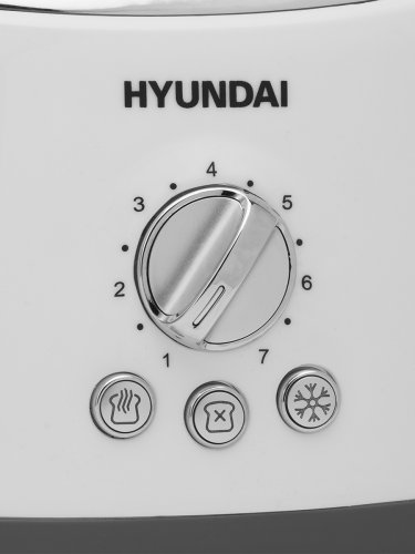 Тостер Hyundai HYT-8003 700Вт белый/серый фото 4