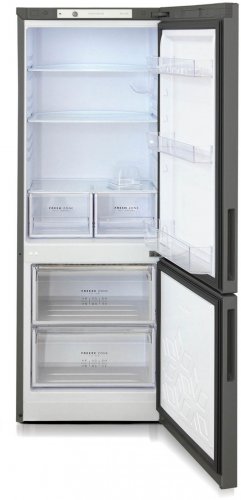 Холодильник Бирюса Б-W6034 графит матовый (двухкамерный) фото 2